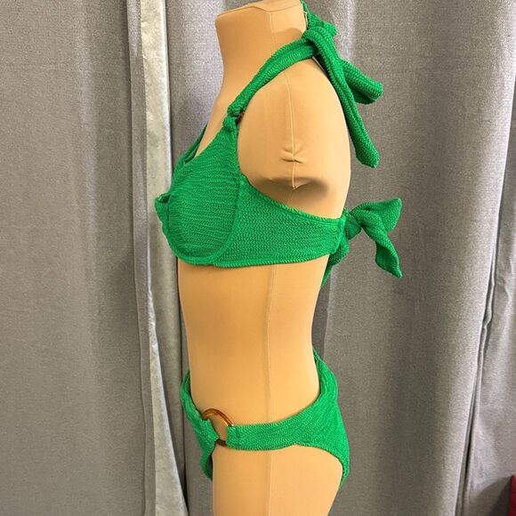 Monday Green Halter Bikini Set - Picture 11 of 16